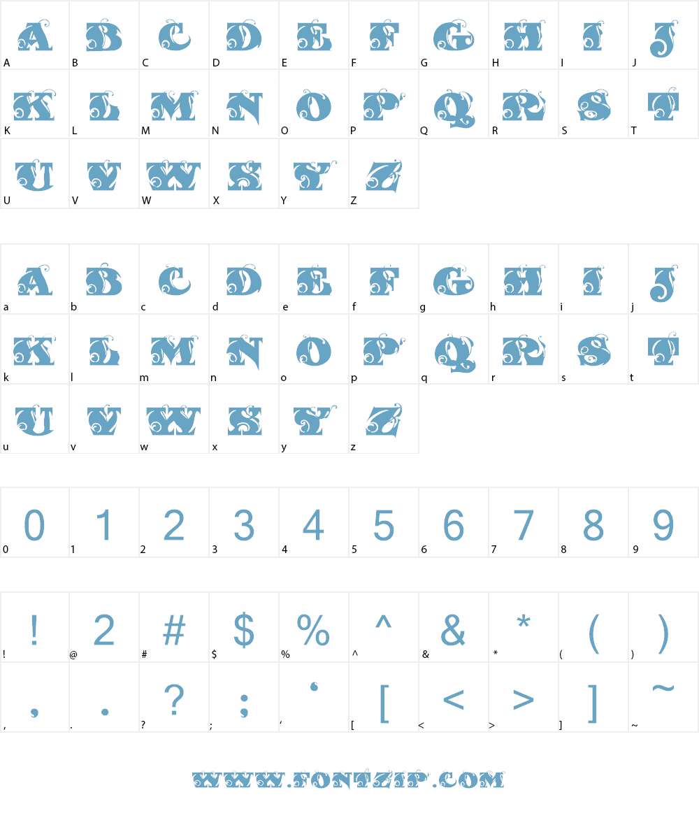 Fantastic MF Font Character
